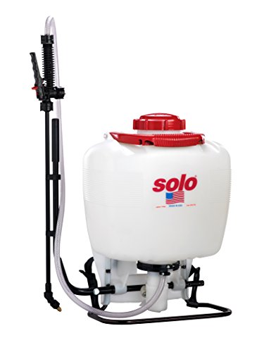 Solo 425-Deluxe 4-Gallon Skilled Piston Backpack Sprayer Set with Deluxe Padded Strap Accent