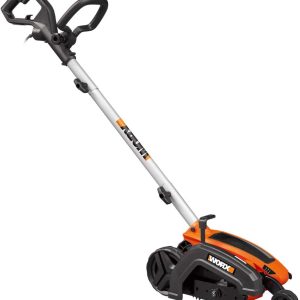 WORX WG896 12 Amp 7.5-Inch Electrical Garden Edge Trimmer and Trencher, Orange and Black